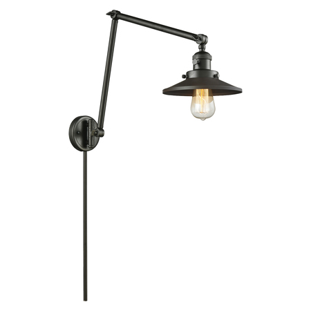 One Light Vintage Dimmable Led Swing Arm -  INNOVATIONS LIGHTING, 238-OB-M5-LED